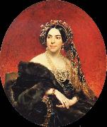 Karl Briullov Portrait of Princess Maria Volkonskaya oil painting artist
